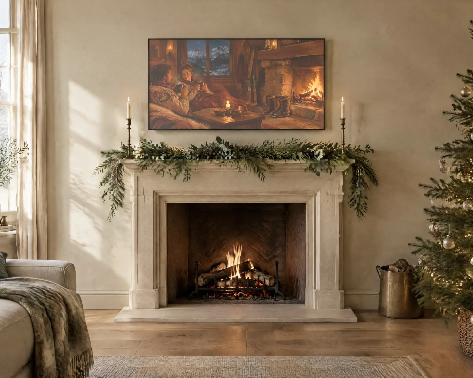 Apres at the Lodge, shown in a second room