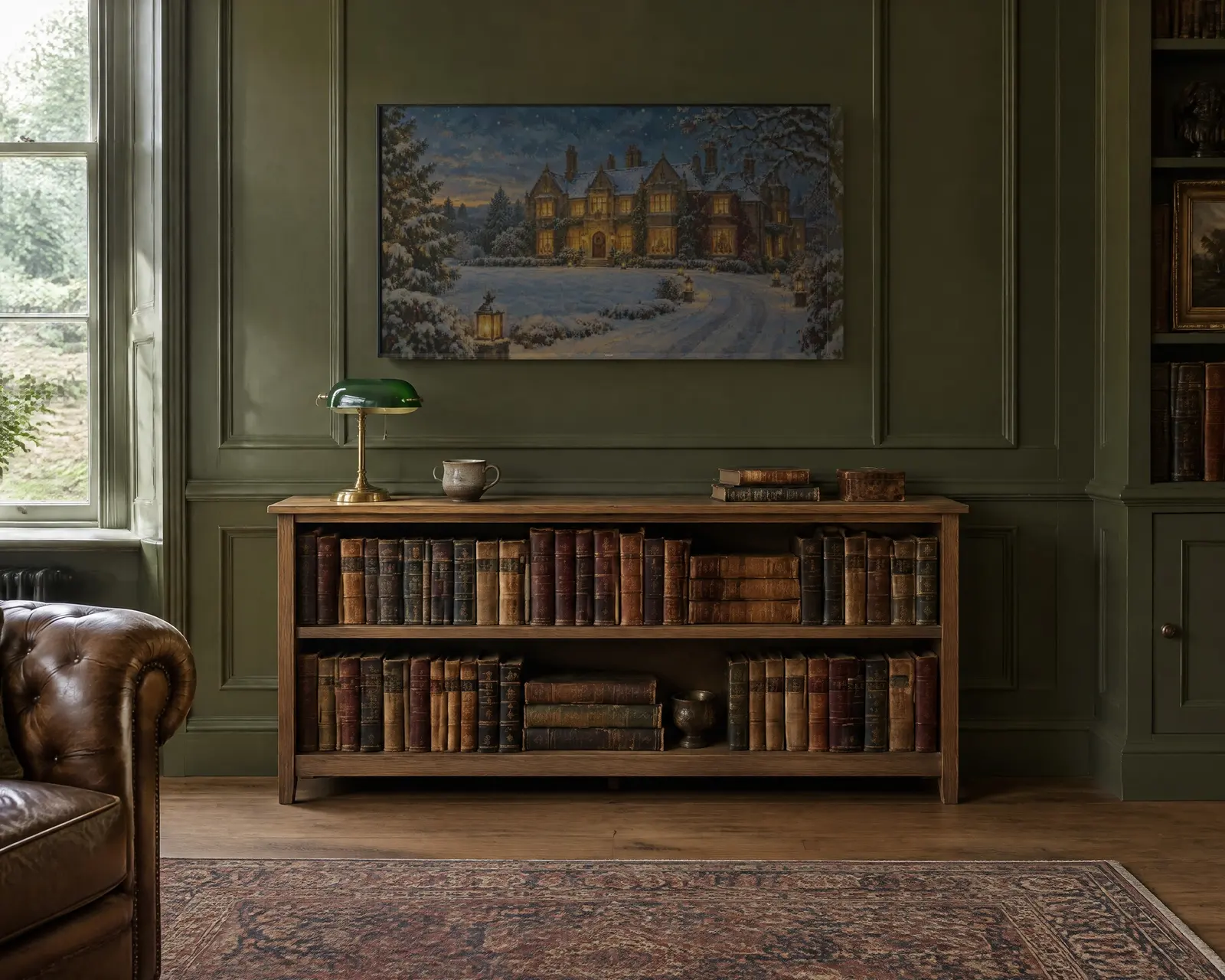 Frame TV Art Bundle of 51, All Seasons Collection, shown in a second room