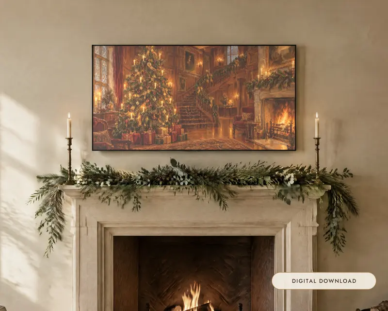 Christmas Tree, shown in a room