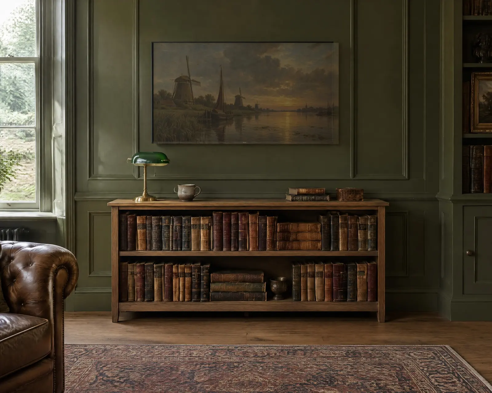 Dutch River at Dusk, shown in a second room