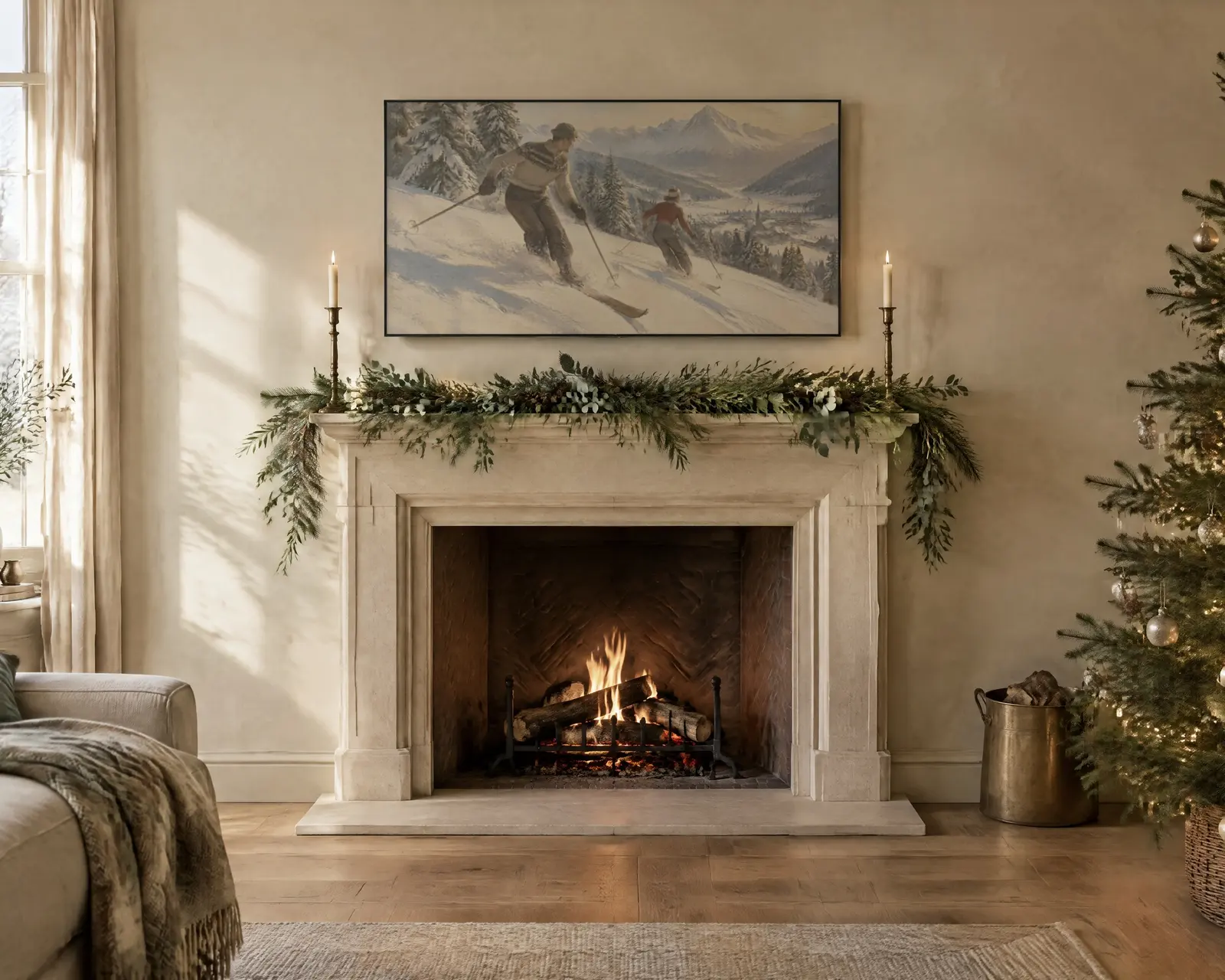 First Tracks, shown in a second room