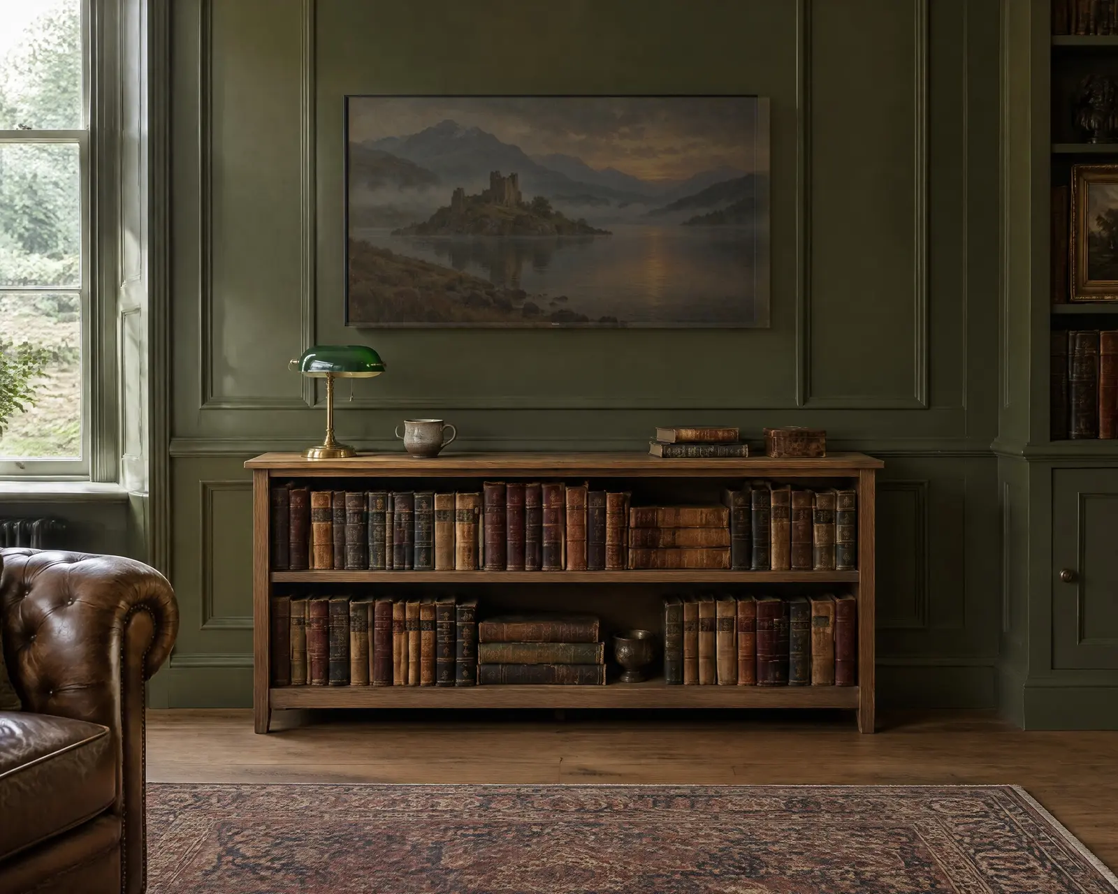 Highland Loch, shown in a second room