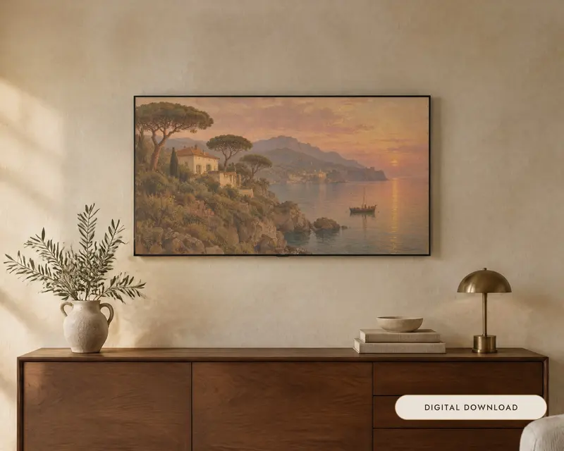 Mediterranean Coast, shown in a room