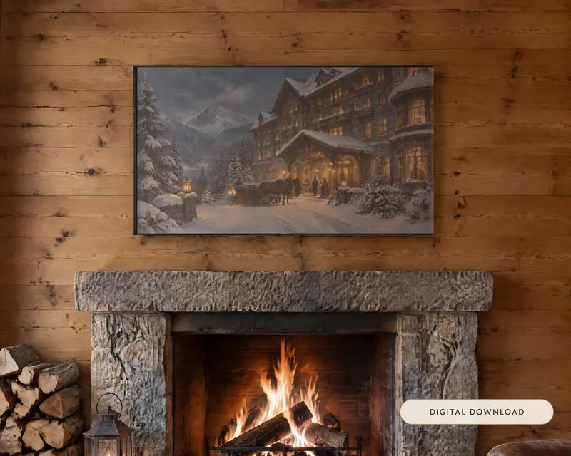 The Grand Alpine Hotel, shown in a room