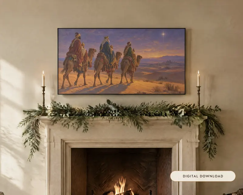 The Three Kings, shown in a room