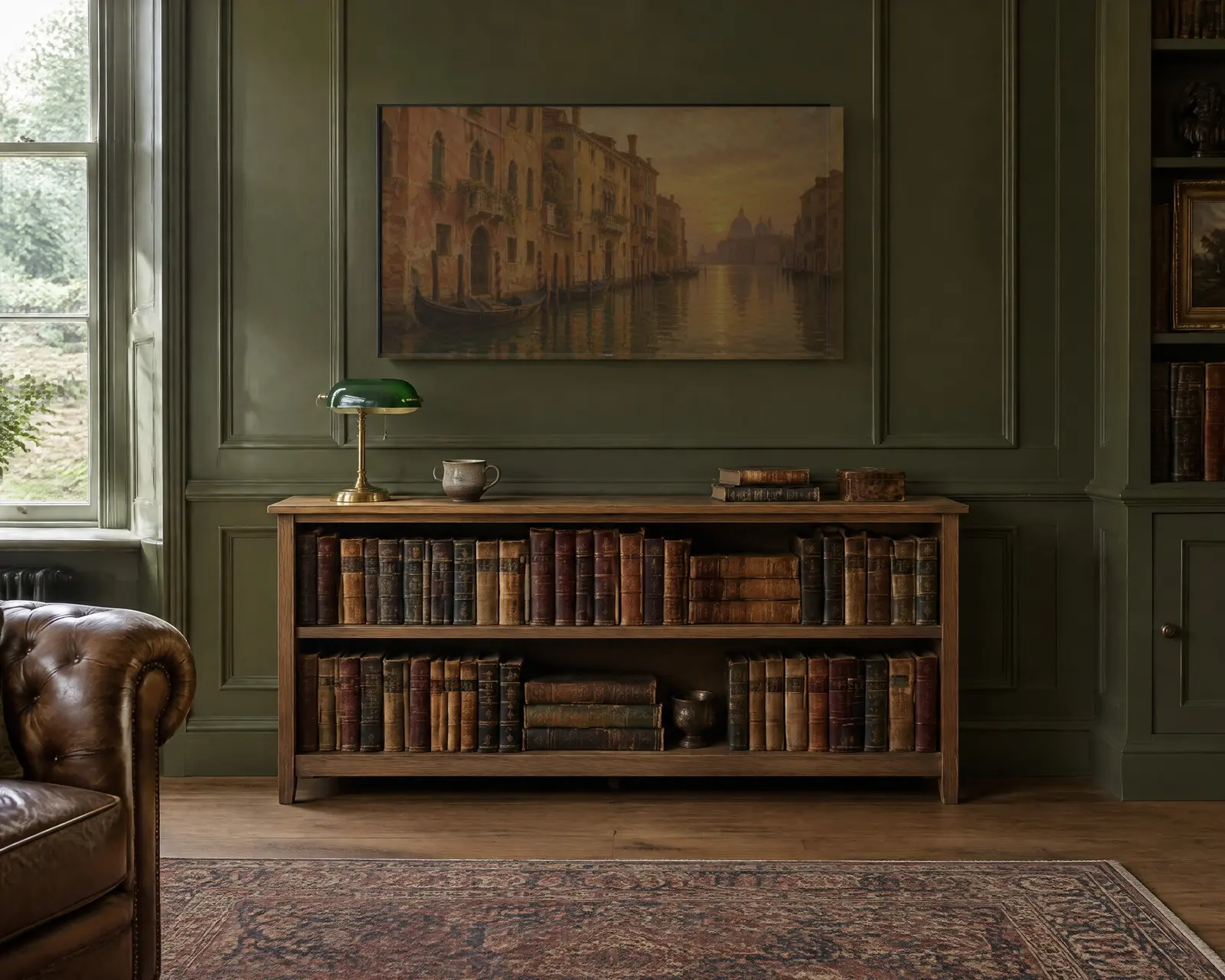 Venice at Evening, shown in a second room