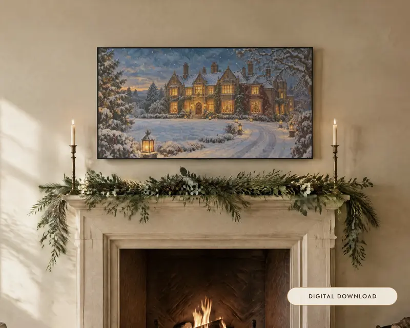 Winter Manor, shown in a room