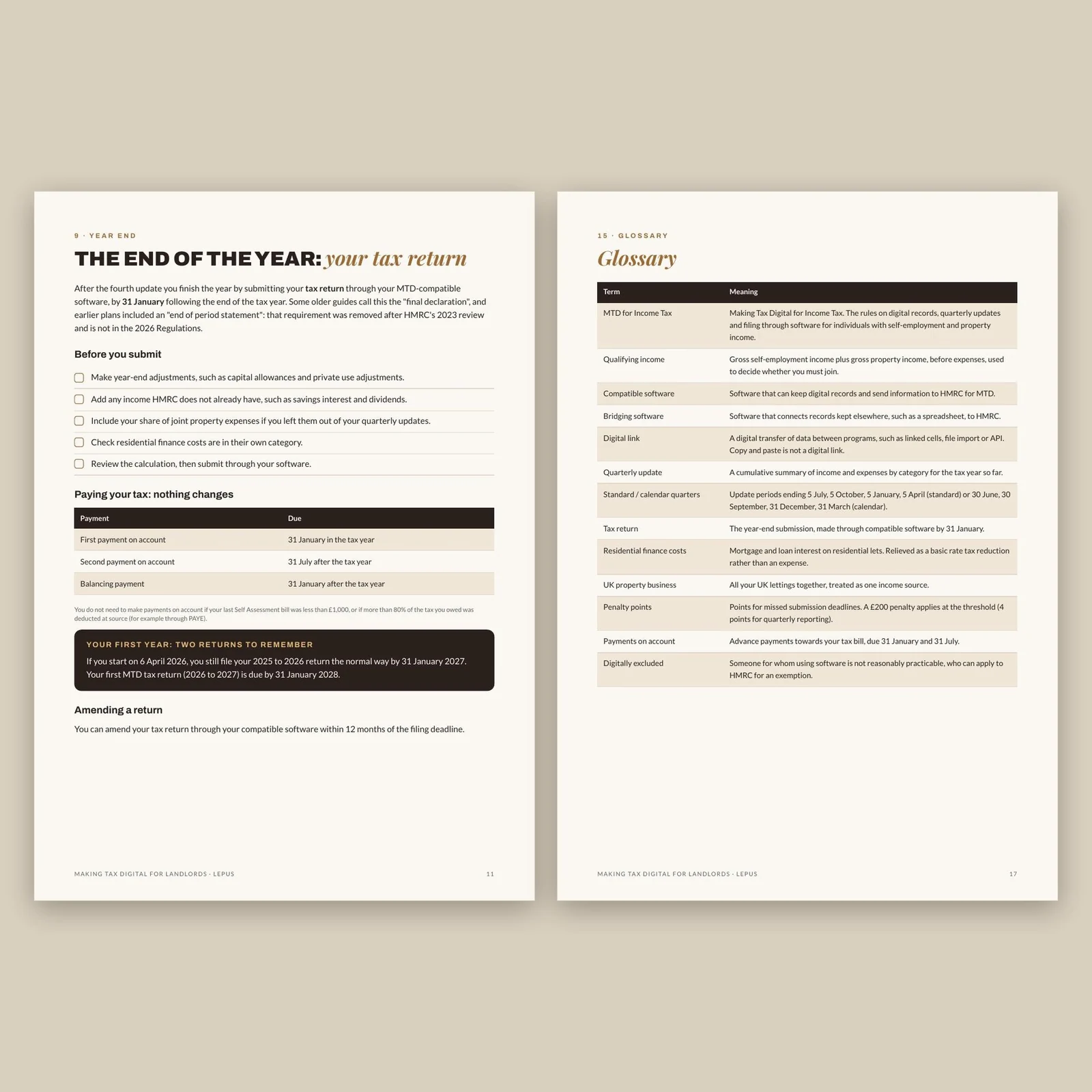 Making Tax Digital Landlord Guide, preview 4 of 4