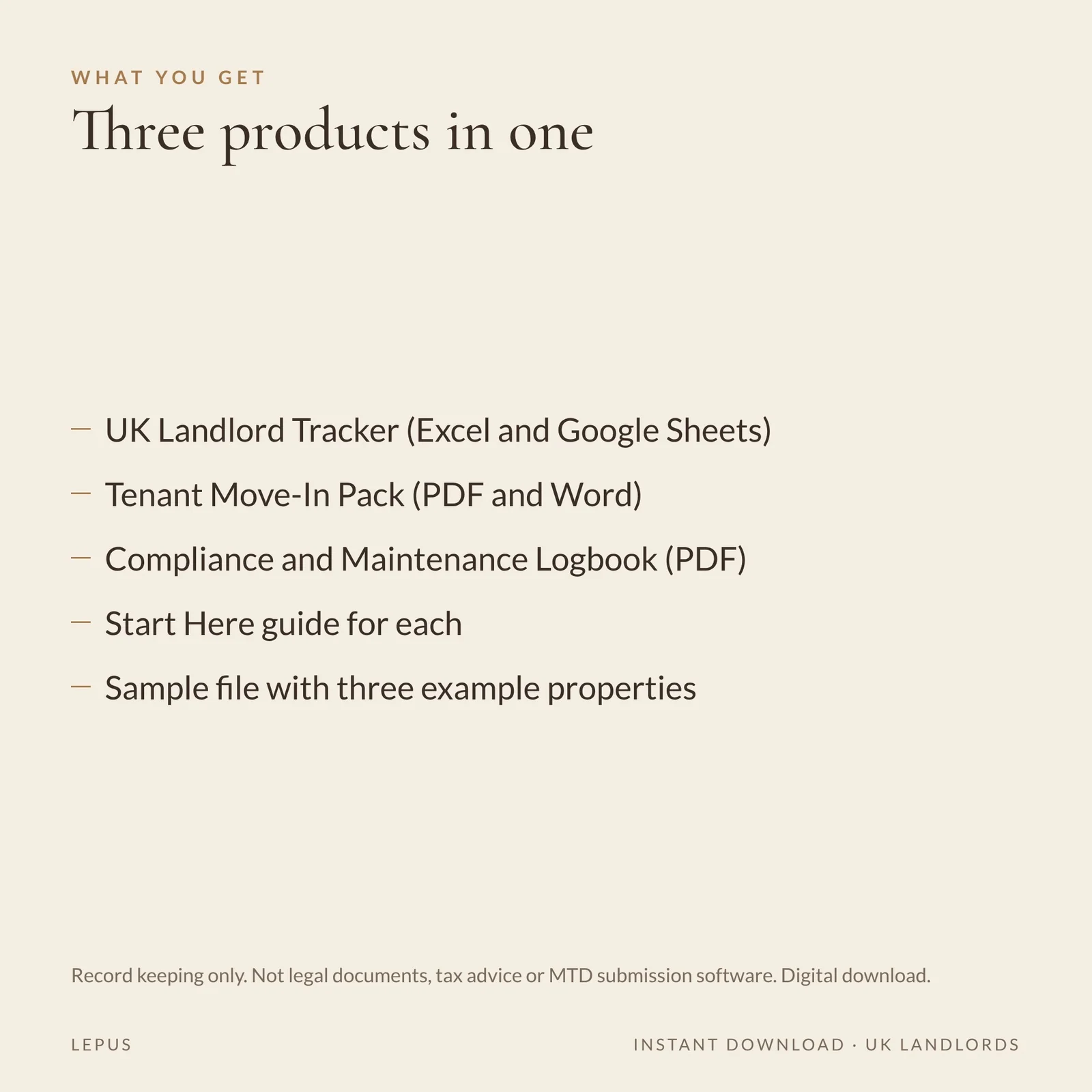 UK Landlord Toolkit, preview 5 of 5