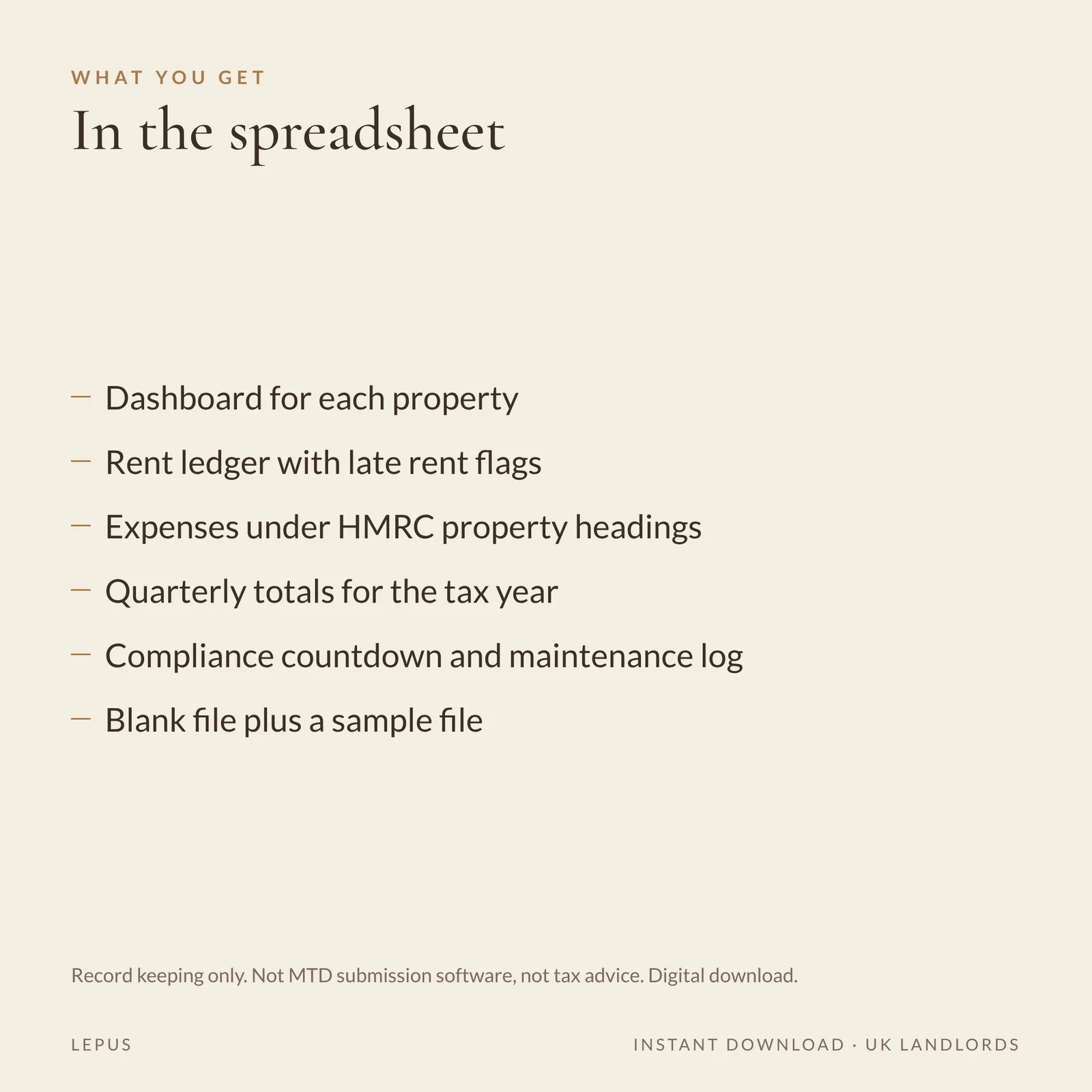 UK Landlord Tracker, preview 5 of 5